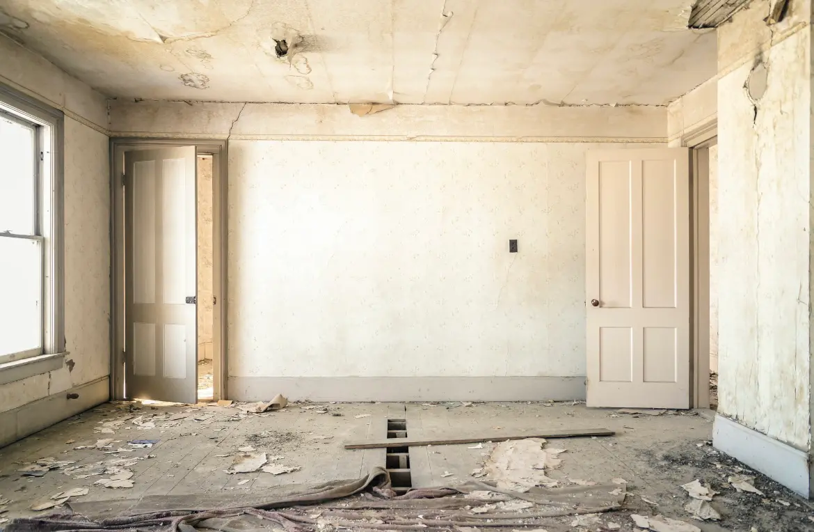 Waste disposal crew managing a cleanout project in Sparta